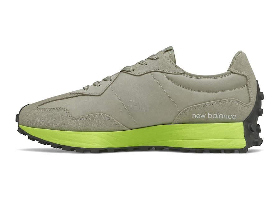 New Balance 327 Grey Neon Green Release Date Info