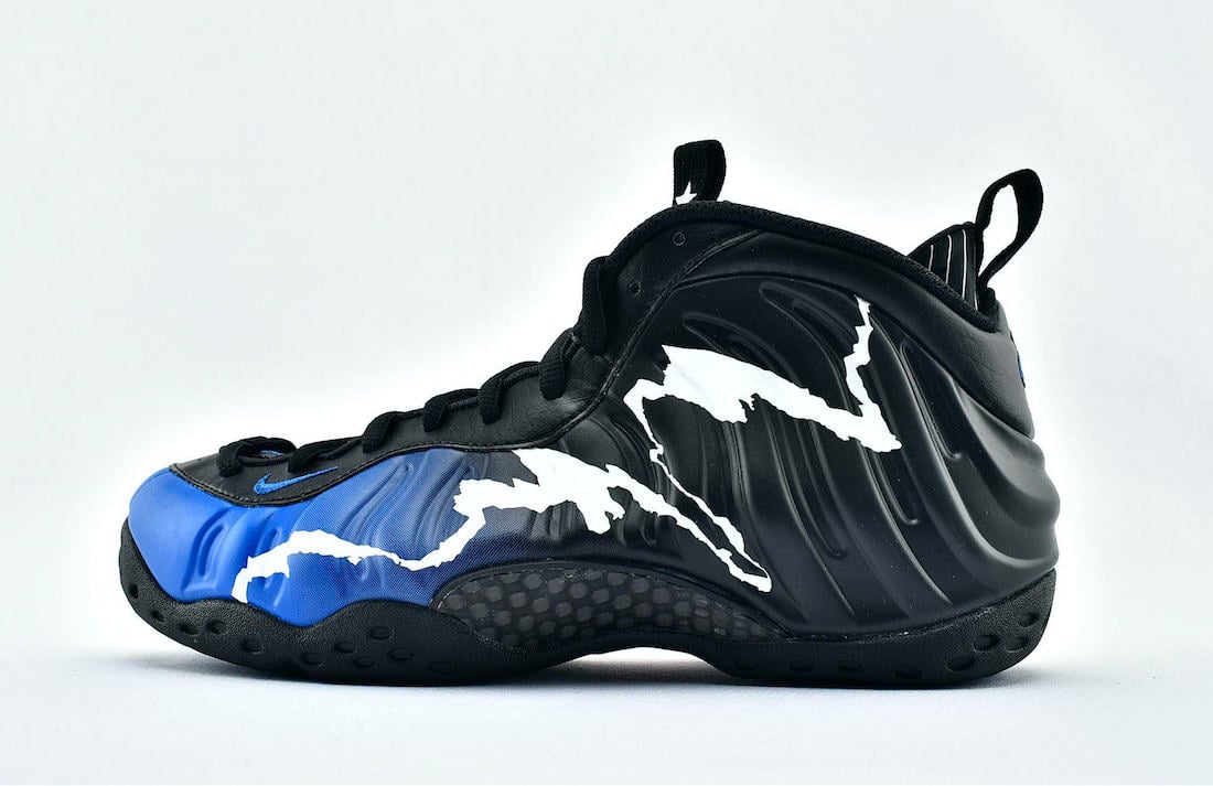 black white and blue foamposites online