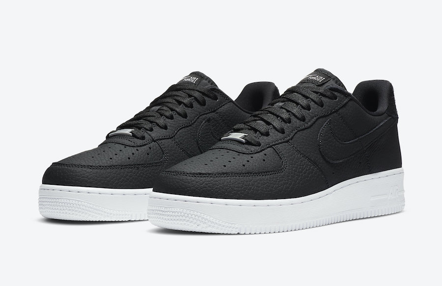 nike air force 1 craft black