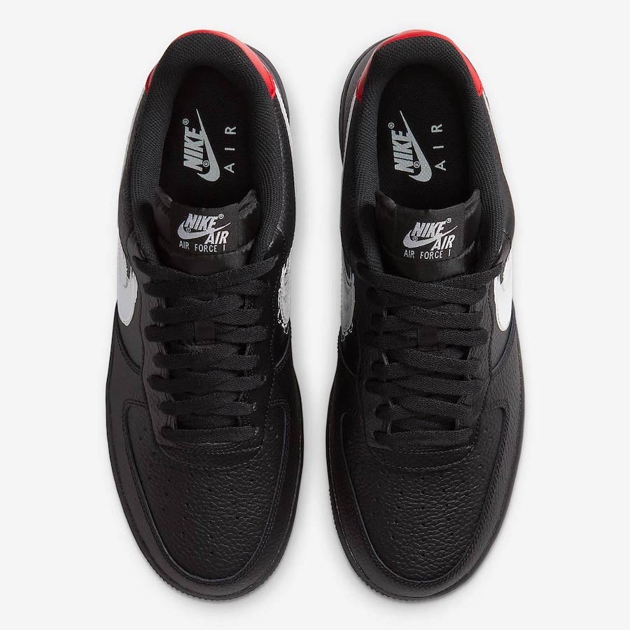 Nike Air Force 1 Low Brushstroke Swoosh Black DA4657-001 Release Date Info