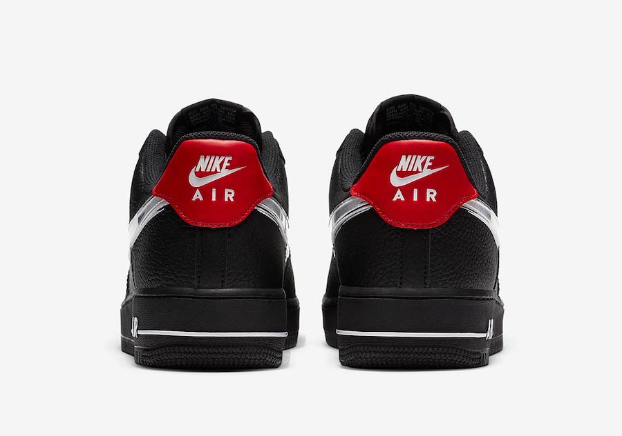 Nike Air Force 1 Low Brushstroke Swoosh Black DA4657-001 Release Date Info