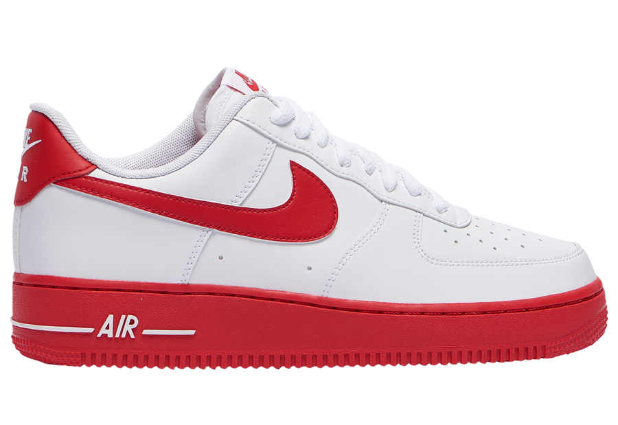 Nike Air Force Low University Red/Sail Nike Release Dates, Sneaker ...
