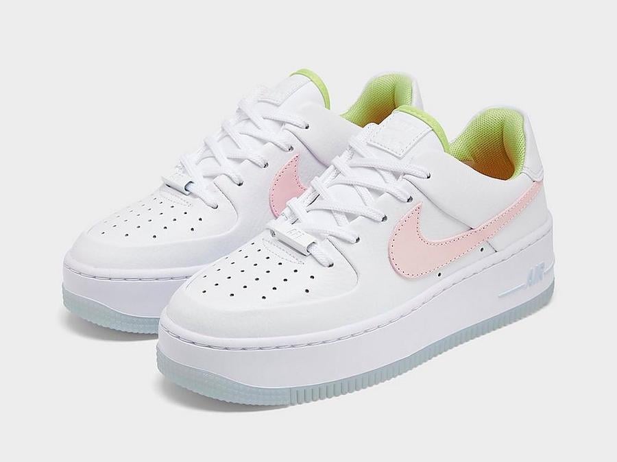 nike air force 1 sage low women's pink