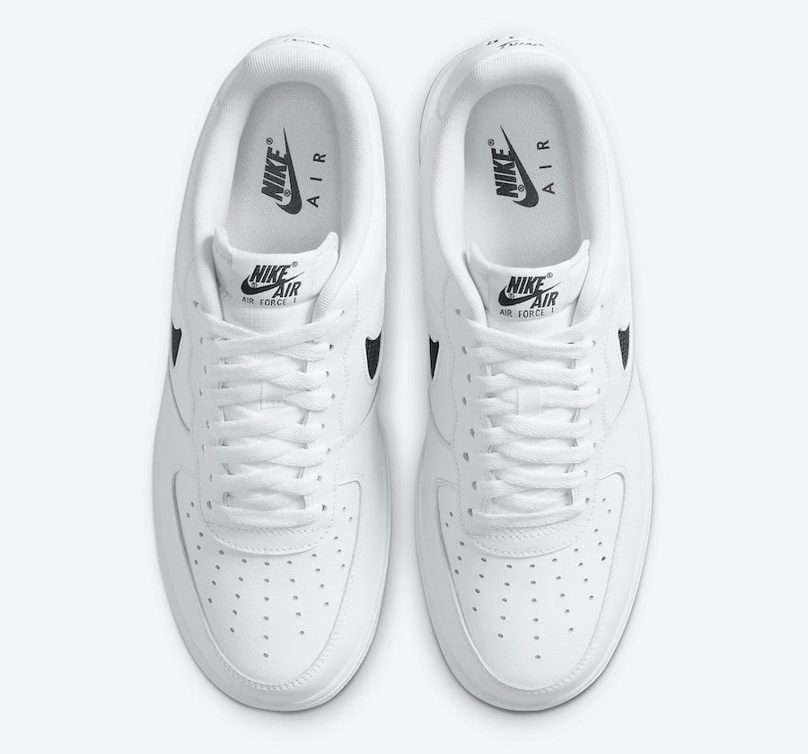 Nike Air Force 1 White Cut-Out Swoosh CZ7377-100 Release Date Info