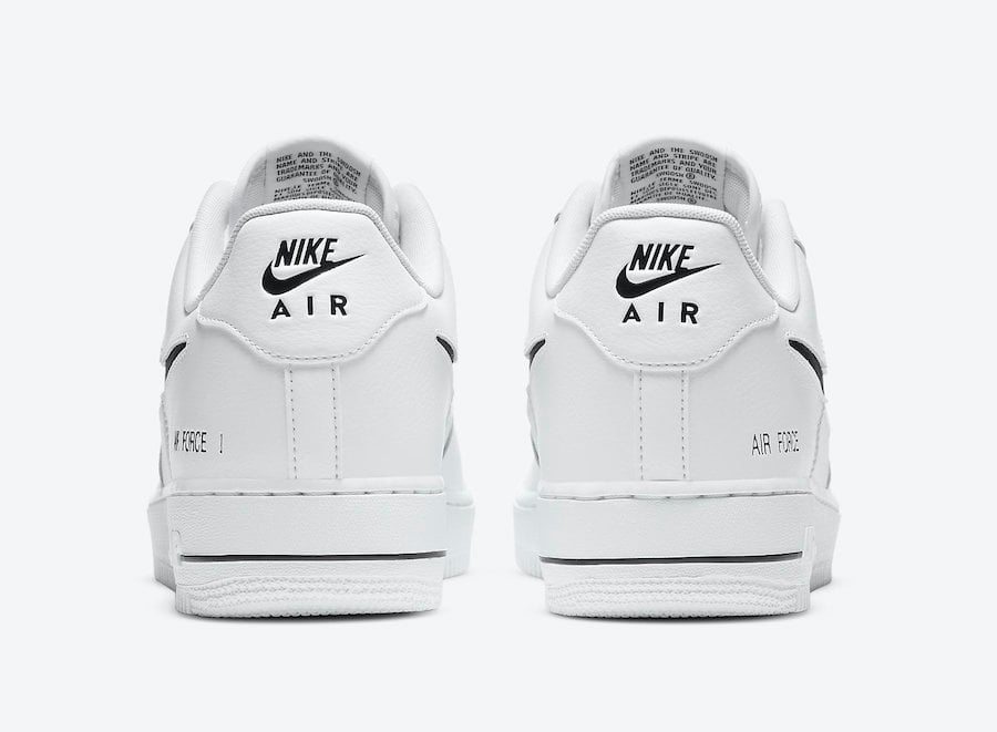 Nike Air Force 1 White Cut-Out Swoosh CZ7377-100 Release Date Info