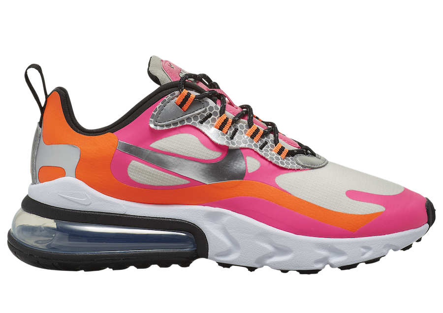 nike air max orange and pink