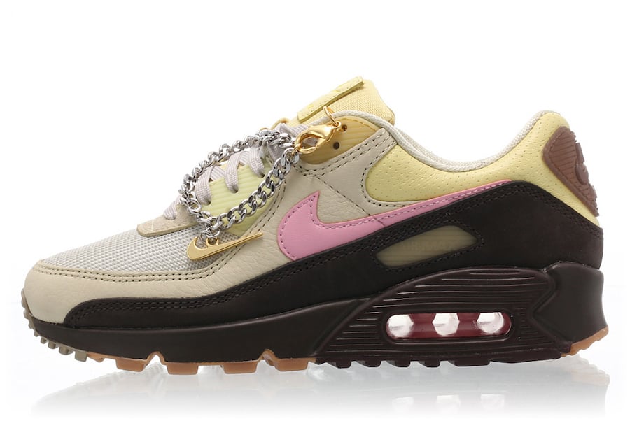 Nike Air Max 90 Cuban Link Velvet Brown CZ0469-200 Release Date Info