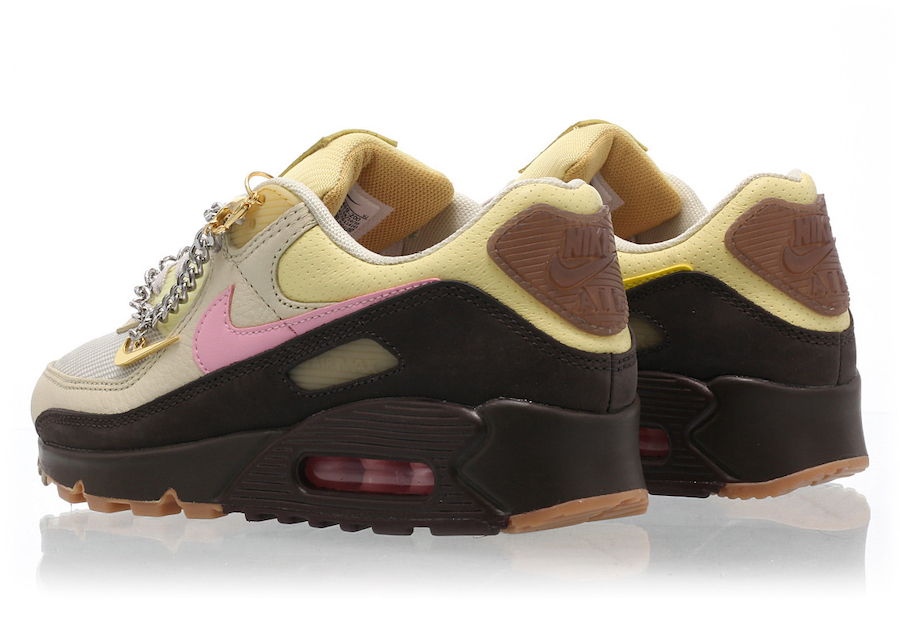 Nike Air Max 90 Cuban Link Velvet Brown CZ0469-200 Release Date Info