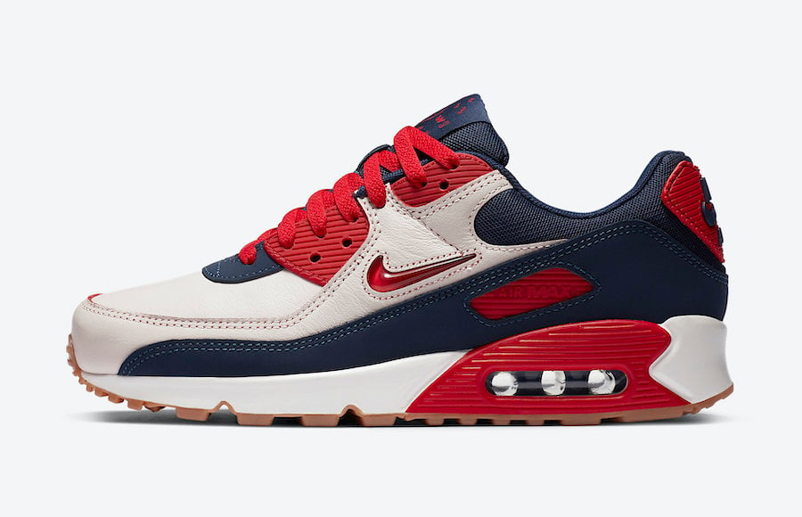 Nike Air Max 90 Home Away Sail University Red CJ0611-101 Release Date Info