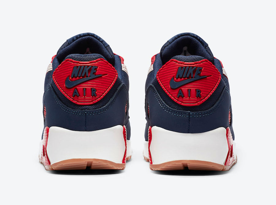 Nike Air Max 90 Home Away Sail University Red CJ0611-101 Release Date Info