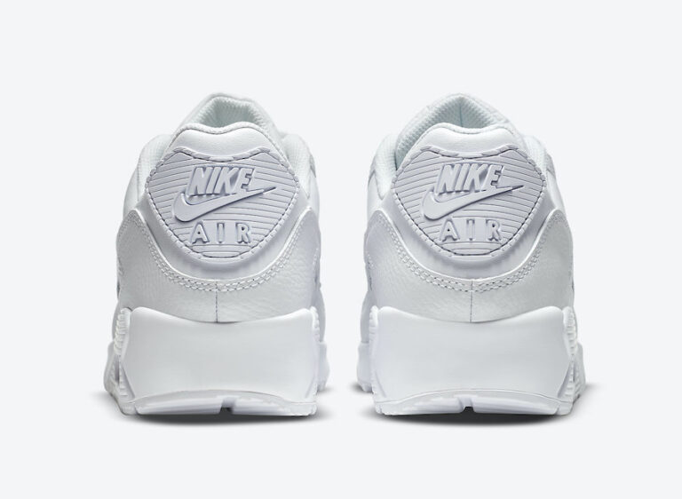 Nike Air Max 90 Leather Triple White CZ5594-100 Release Date Info ...
