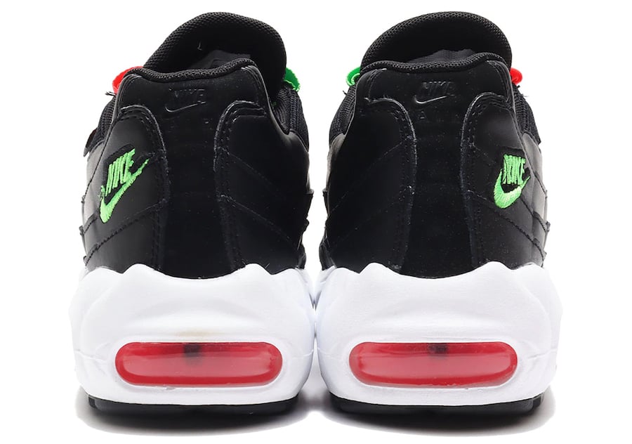 Nike Air Max 95 Worldwide Black Green Crimson CV9030-001 Release Date Info