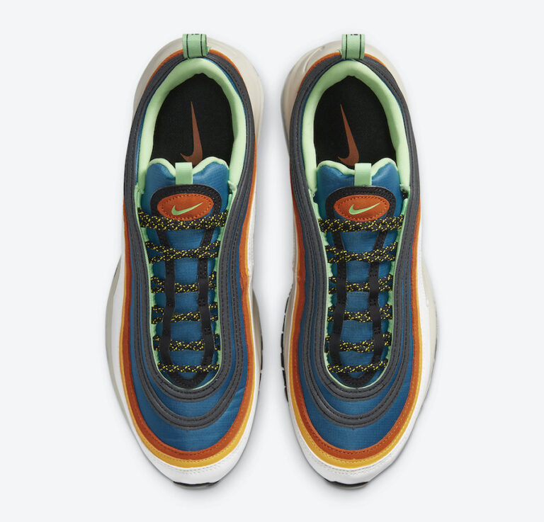 air max 97 orange and green