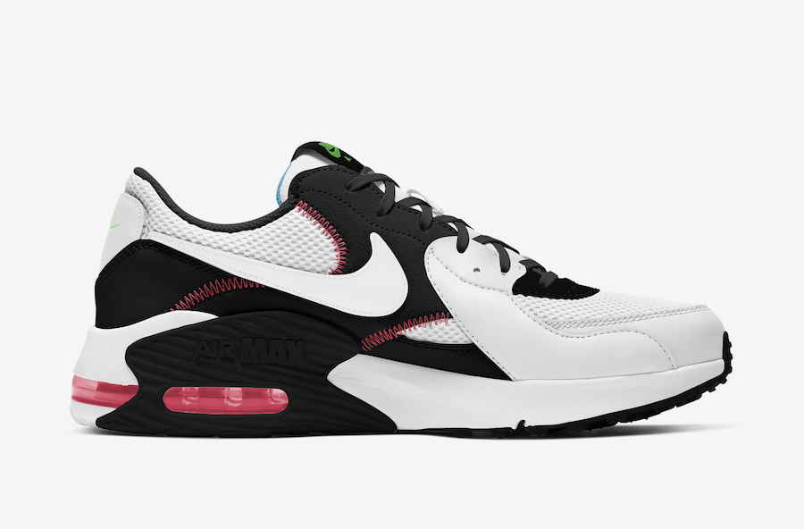 Nike Air Max Excee White Black Pink CD4165-105 Release Date Info