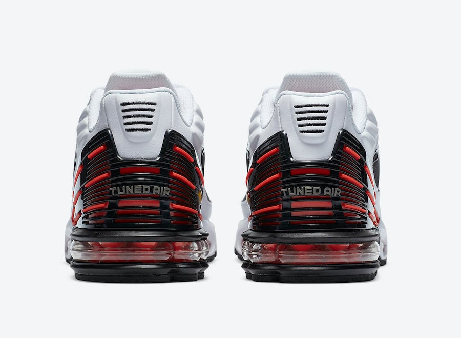 Nike Air Max Plus 3 III Black White Red CK6715-101 Release Date Info