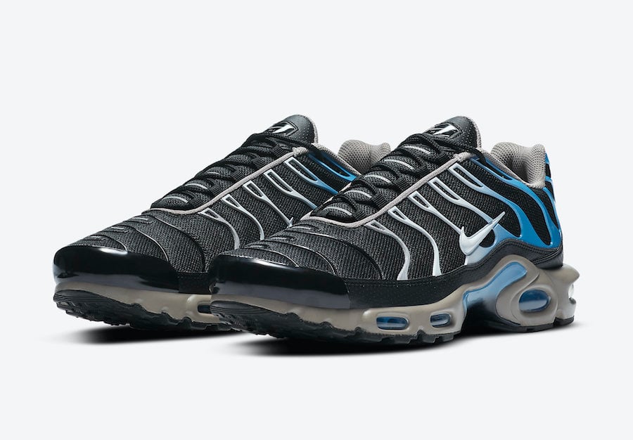 nike air max plus black blue