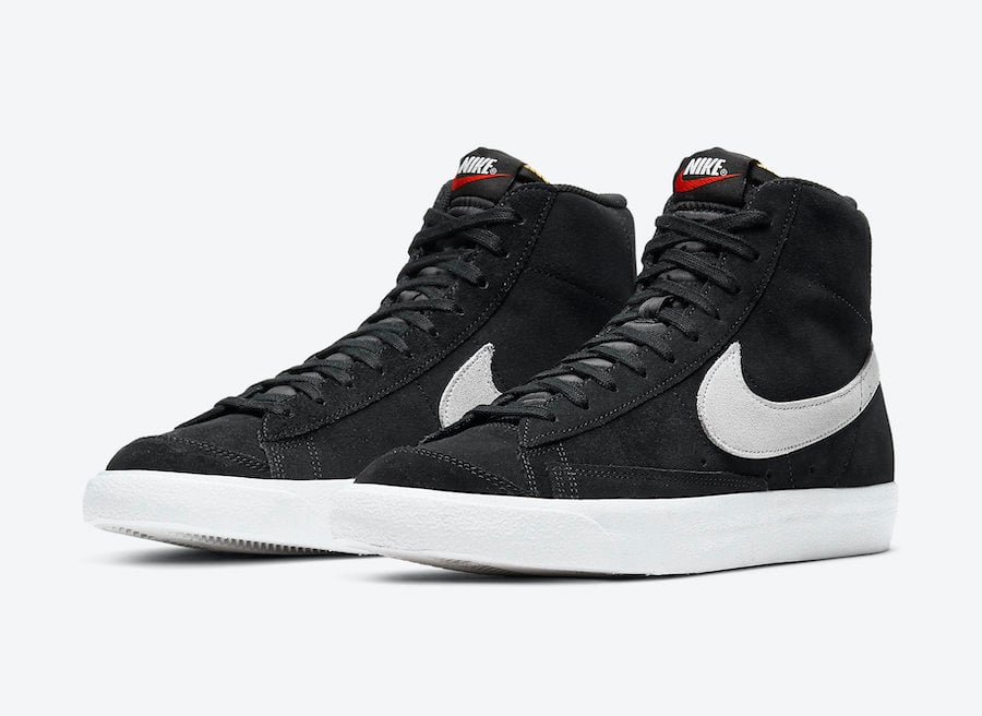 Nike Blazer Mid ’77 Suede in Black and Photon Dust