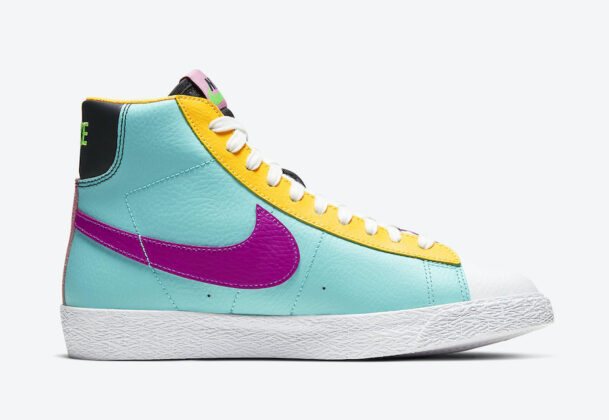 Nike Blazer Mid GS Multi-Color Battle Blue Aurora Vivid CZ9441-400 Release Date Info | SneakerFiles