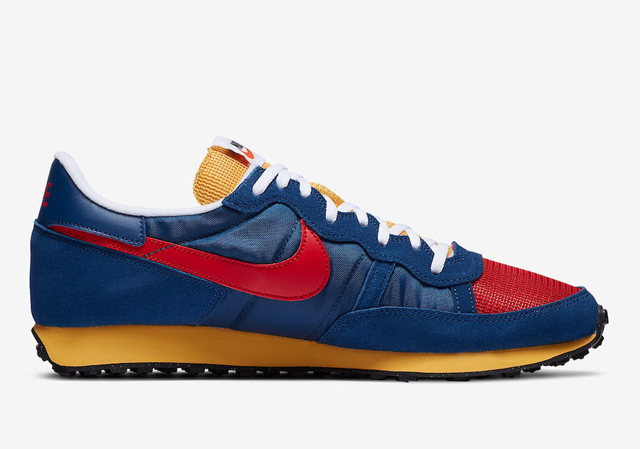 Nike Challenger OG University Red Coastal Blue Solar Flare CW7645-600 Release Date Info