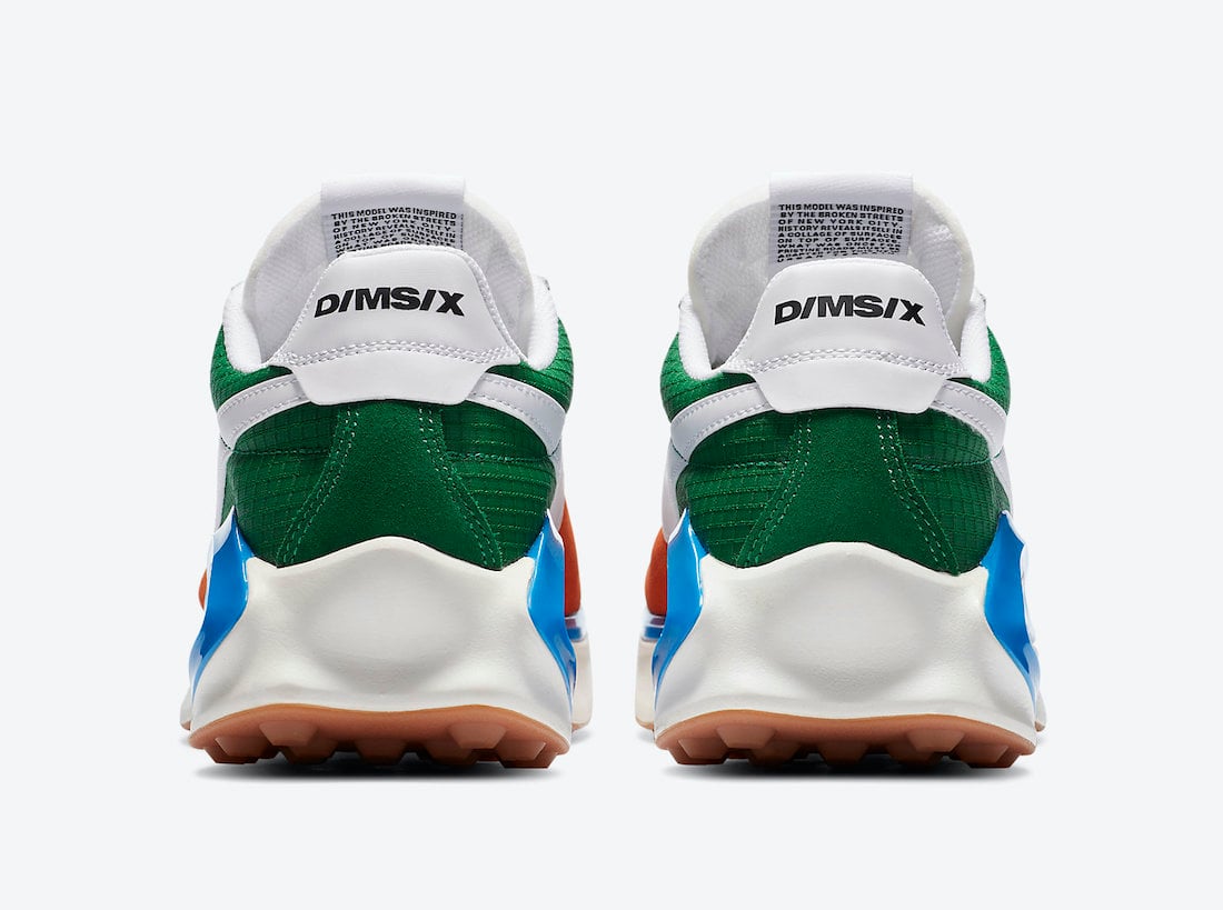 Nike D/SM/X Waffle Starfish White Pine Green Sail CQ0205-800 Release Date