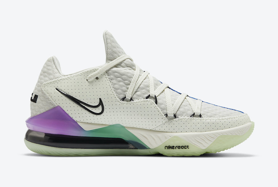 Nike LeBron 17 Low Glow in the Dark Pastel Gradient CD5007-005 Release Date Info