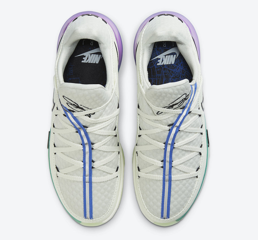 Nike LeBron 17 Low Glow in the Dark Pastel Gradient CD5007-005 Release Date Info