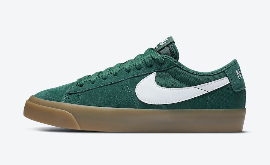 Nike SB Blazer Low GT Green Gum DC0603-300 Release Date Info