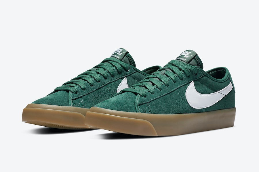 nike sb blazer low green