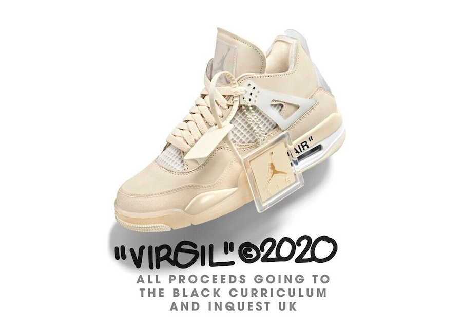 Off-White Air Jordan 4 Sail CV9388-100 Auction