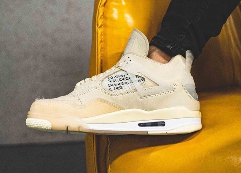 Off-White Air Jordan 4 Sail CV9388-100 2020 Release Date Info ...