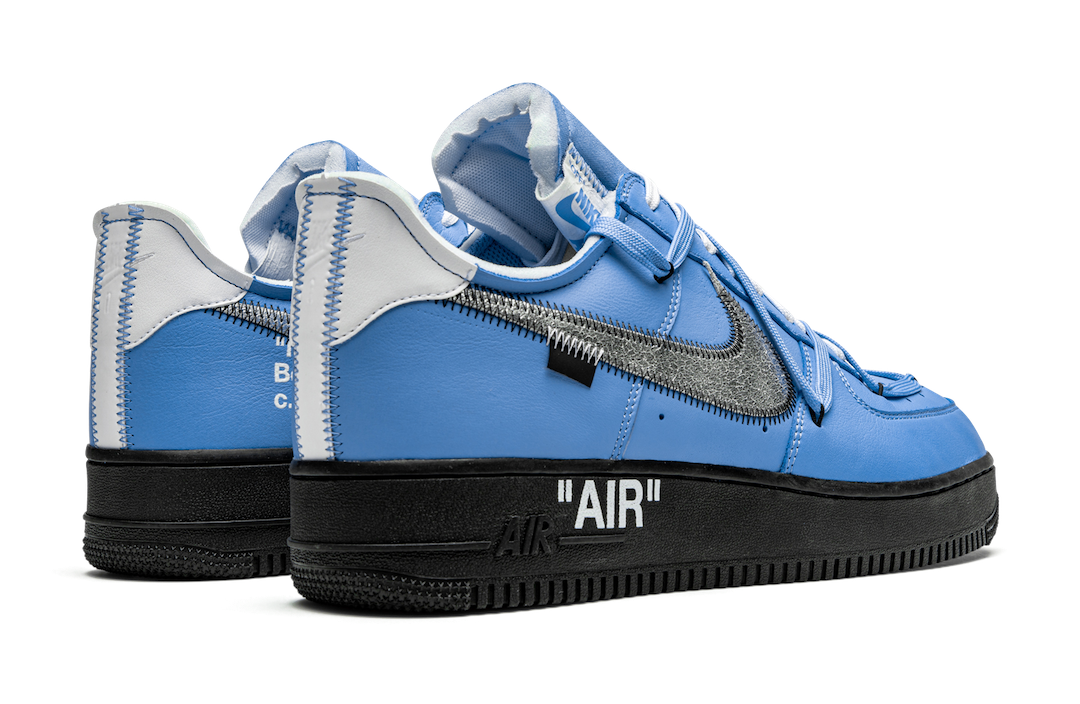 Off White Nike Air Force 1 Low Blue Black Cj1639 400 Release Date Info Sneakerfiles