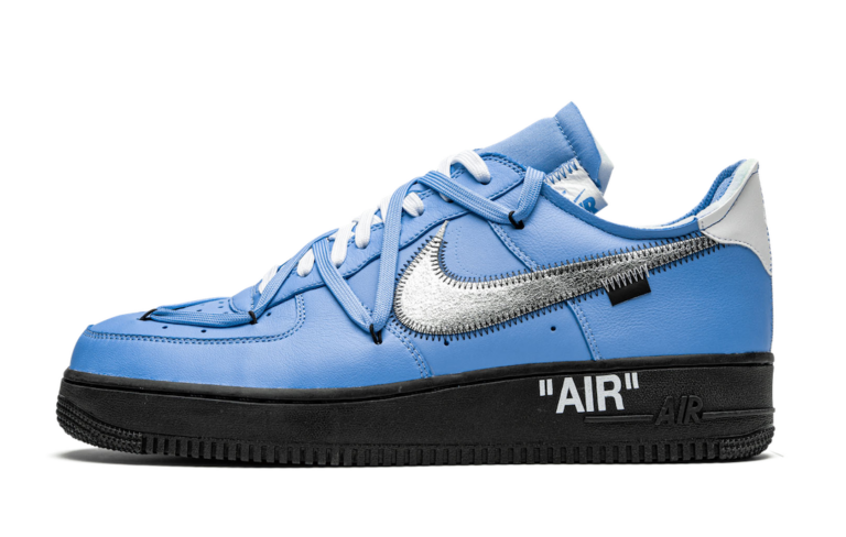 Off-White Nike Air Force 1 Low Blue Black 2020 CJ1639-400 Release Date Info | SneakerFiles