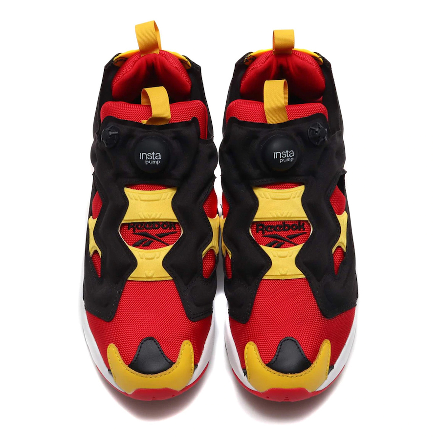 Reebok Instapump Fury Scarlet Red Yellow EH1788 Release Date Info