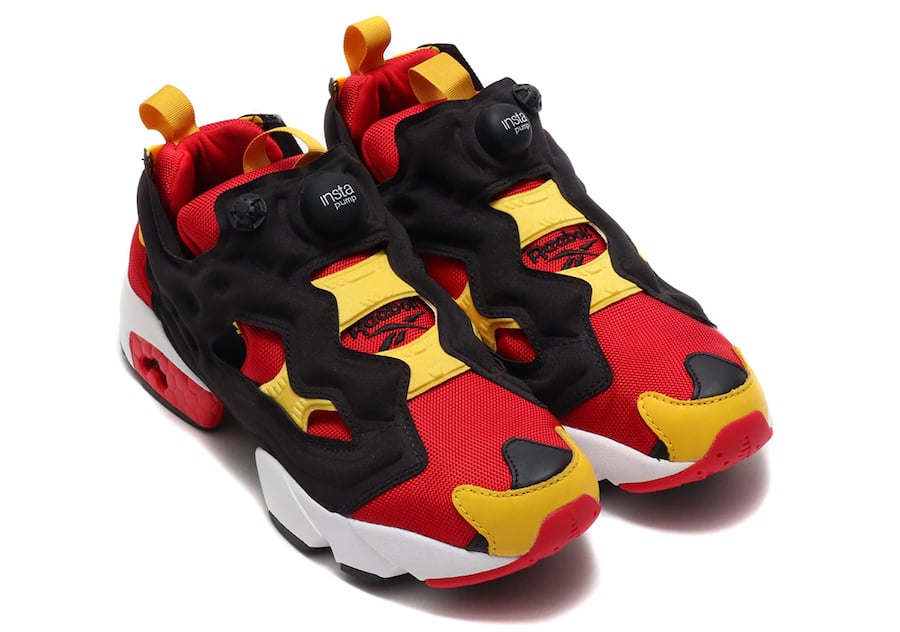 Reebok Instapump Fury Scarlet Red Yellow EH1788 Release Date Info