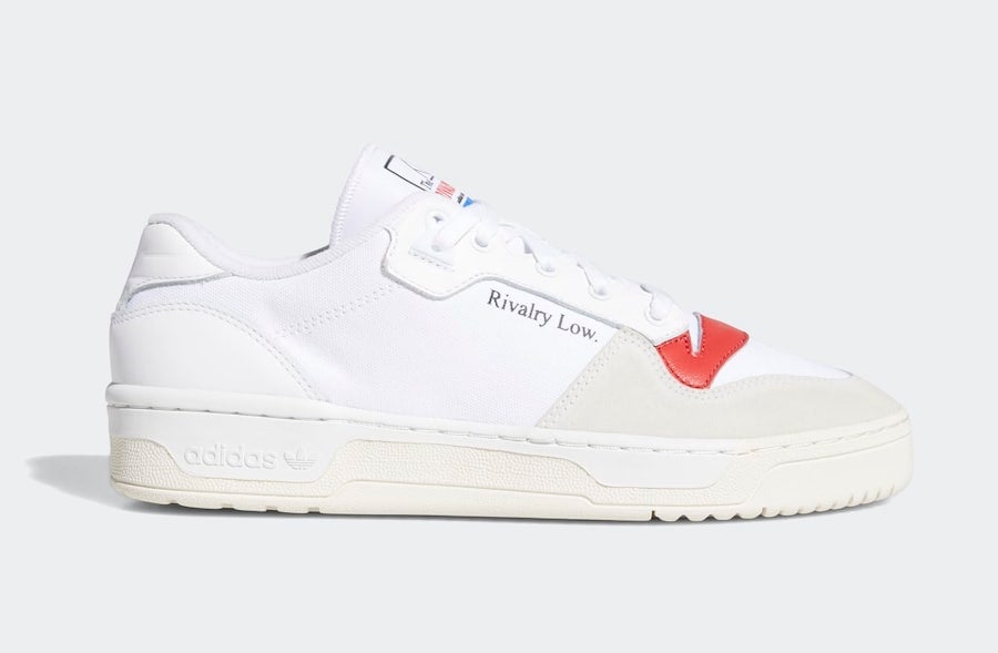 adidas Rivalry Low White Glory Red EF6418 Release Date Info