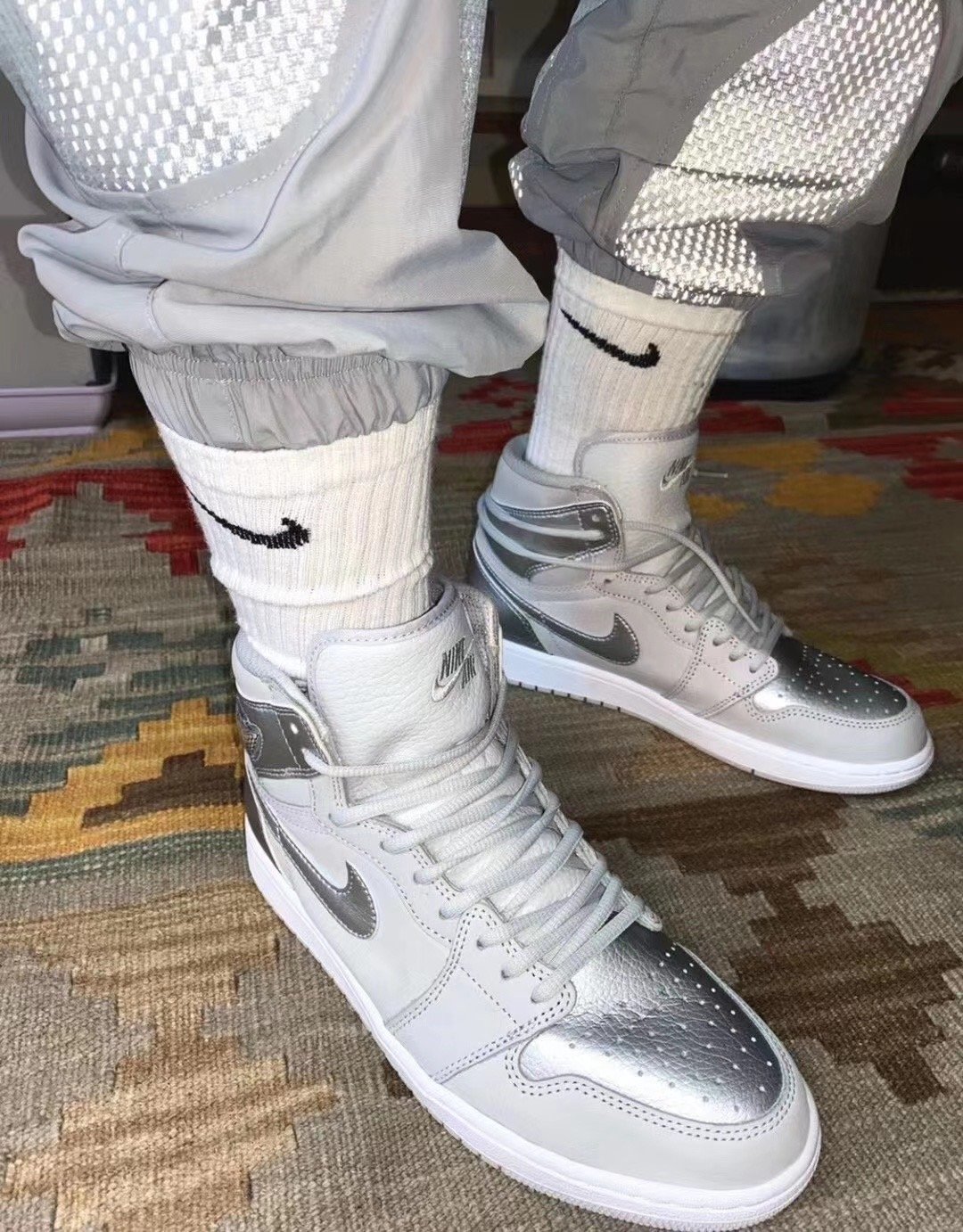 air jordan 1 tokyo metallic silver 2020