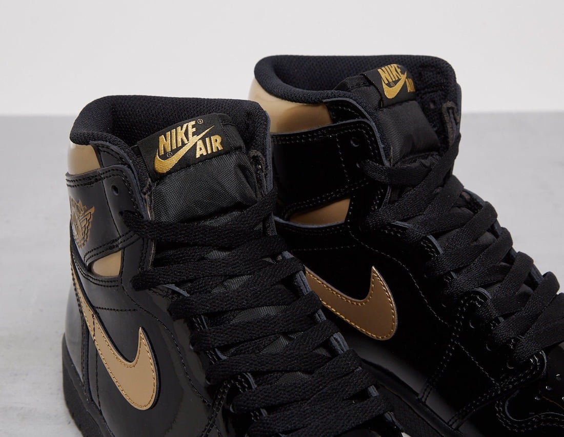 Air Jordan 1 High OG Black Gold 555088-032 Release Date