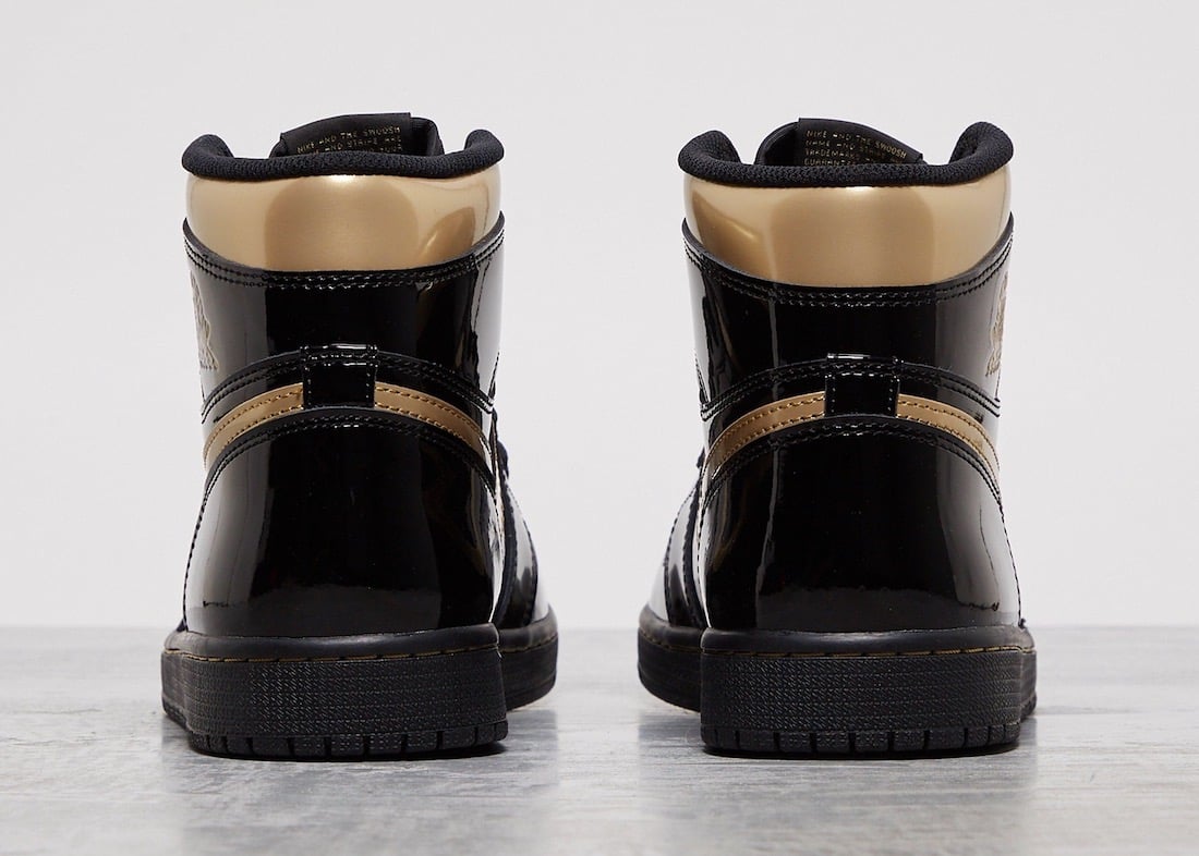 Air Jordan 1 High OG Black Gold 555088-032 Release Date