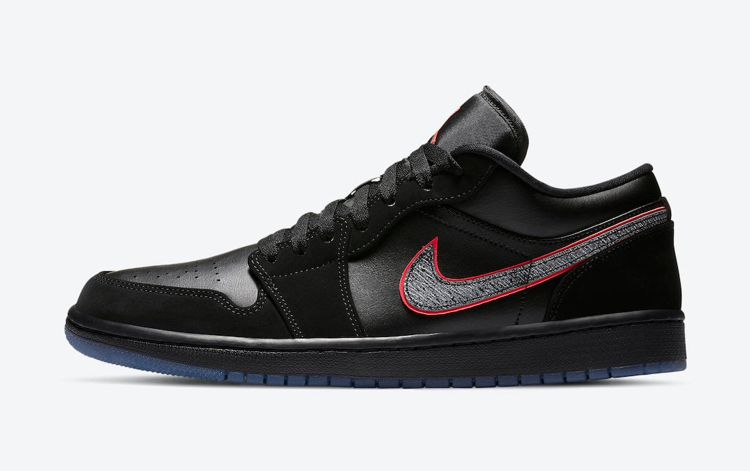 Air Jordan 1 Low Black Red Orbit CK3022-006 Release Date Info