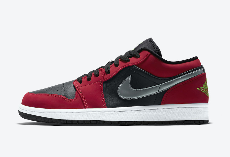 Air Jordan 1 Low Gym Red Green Pulse 553558-036 Release Date Info