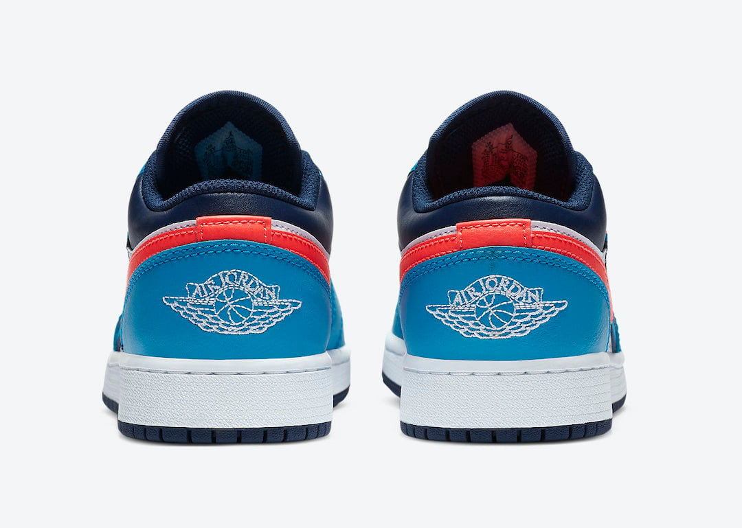 Air Jordan 1 Low White Blue Crimson CV4892-100 Release Date Info