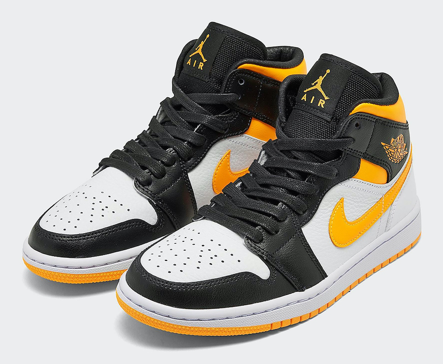 Air Jordan 1 Mid Laser Orange CV5276-107 Release Date Info