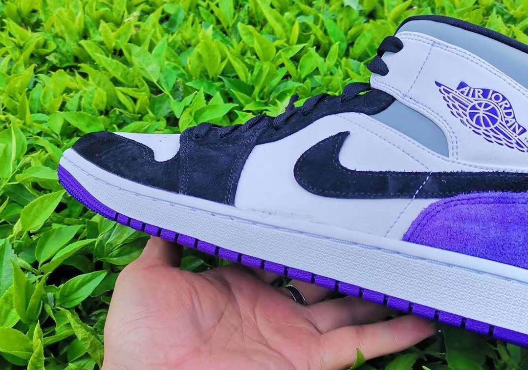 purple suede jordans