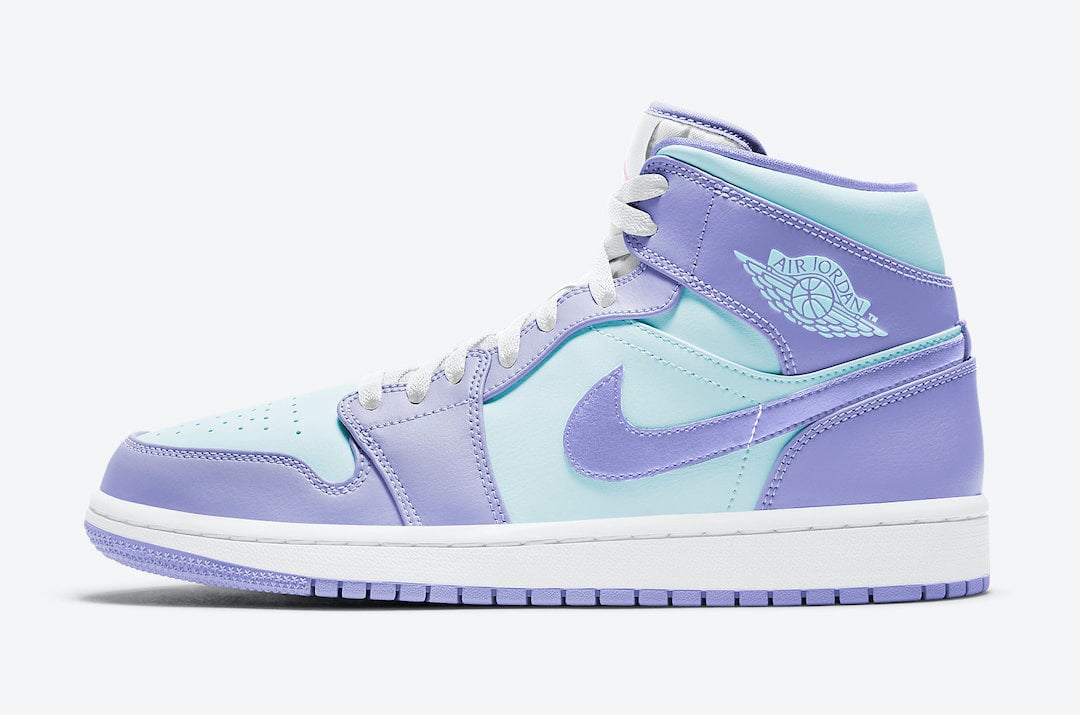 Air Jordan 1 Mid Purple Blue 554724-500 