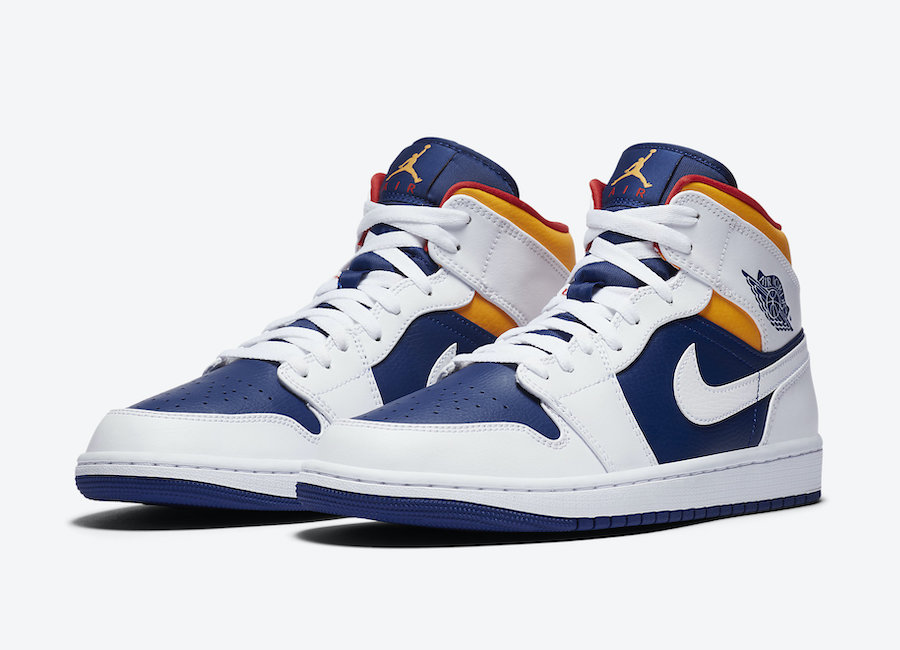 Air Jordan 1 Mid Releasing in Royal Blue and Laser Orange