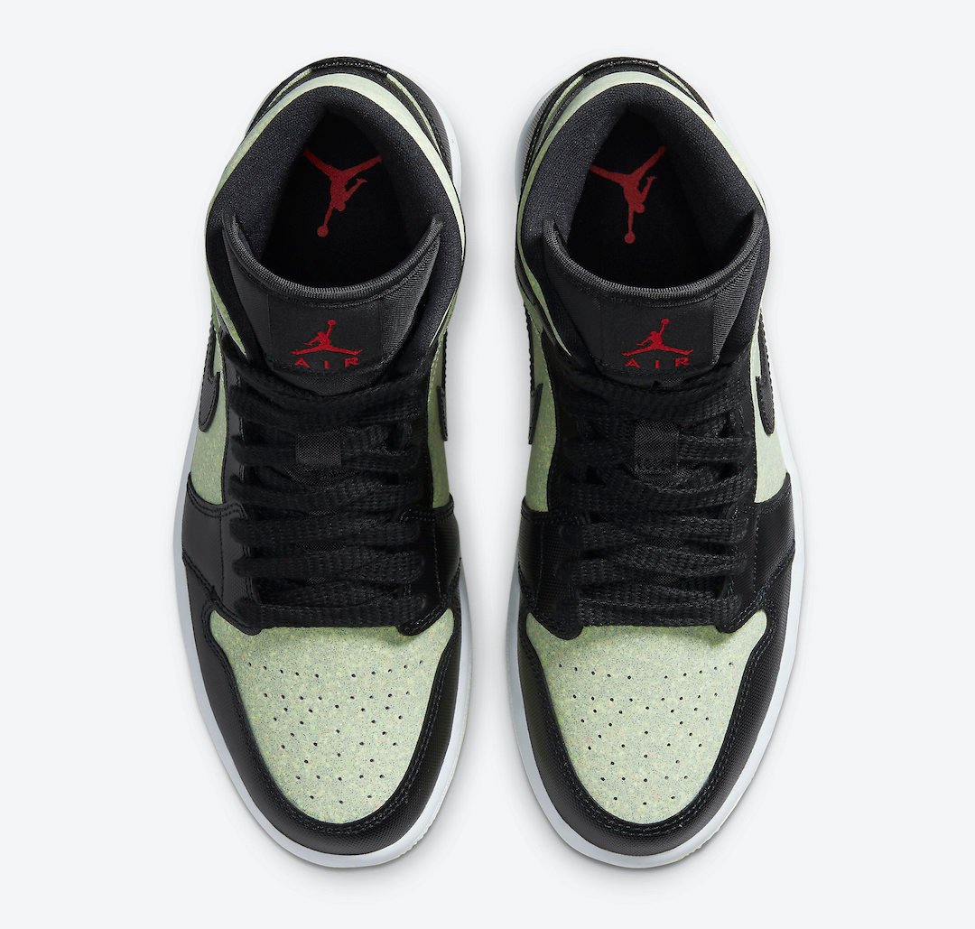 Air Jordan 1 Mid SE Black Barely Volt Chile Red CV5276-003 Release Date Info