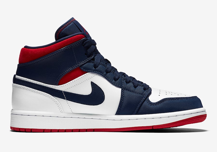 Air Jordan 1 Mid SE USA 852542-104 Release Date Info