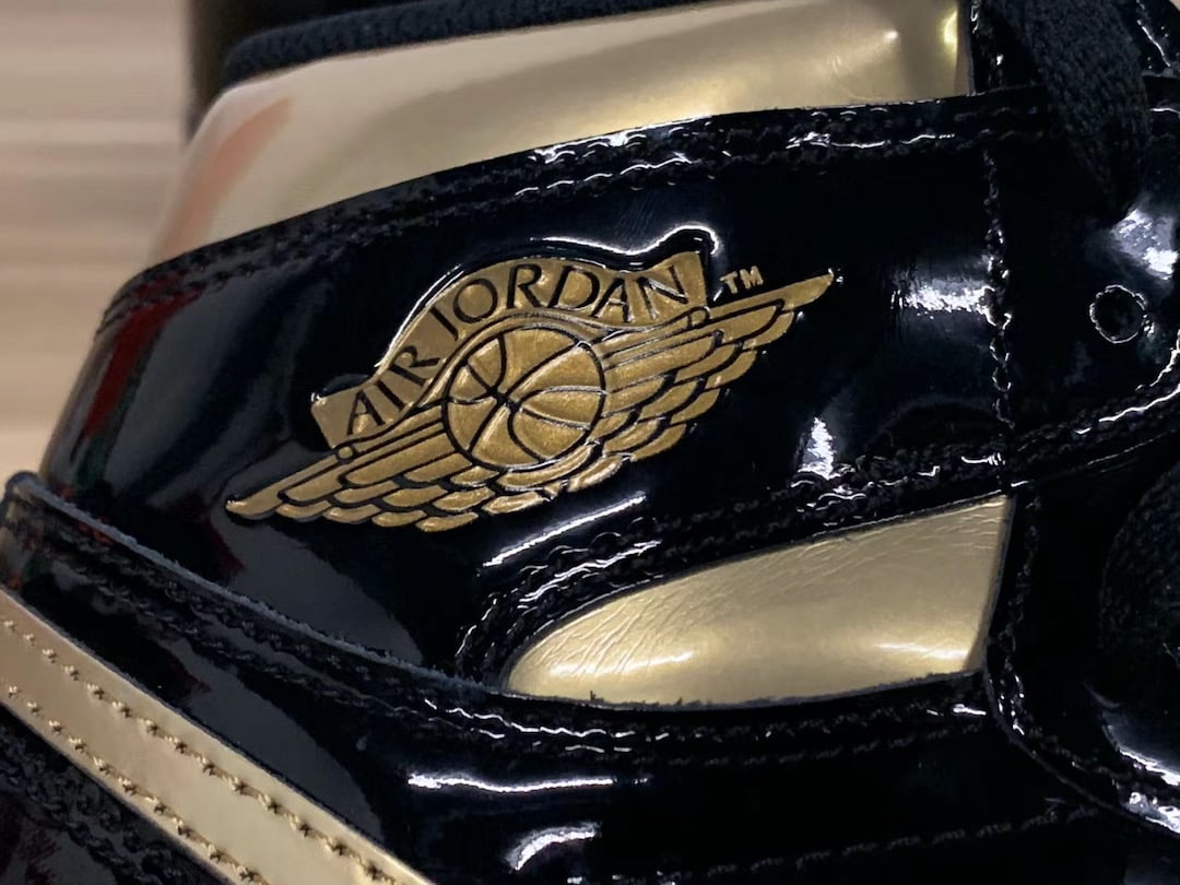 Air Jordan 1 Patent Leather Black Gold 555088-032 Release Date Price