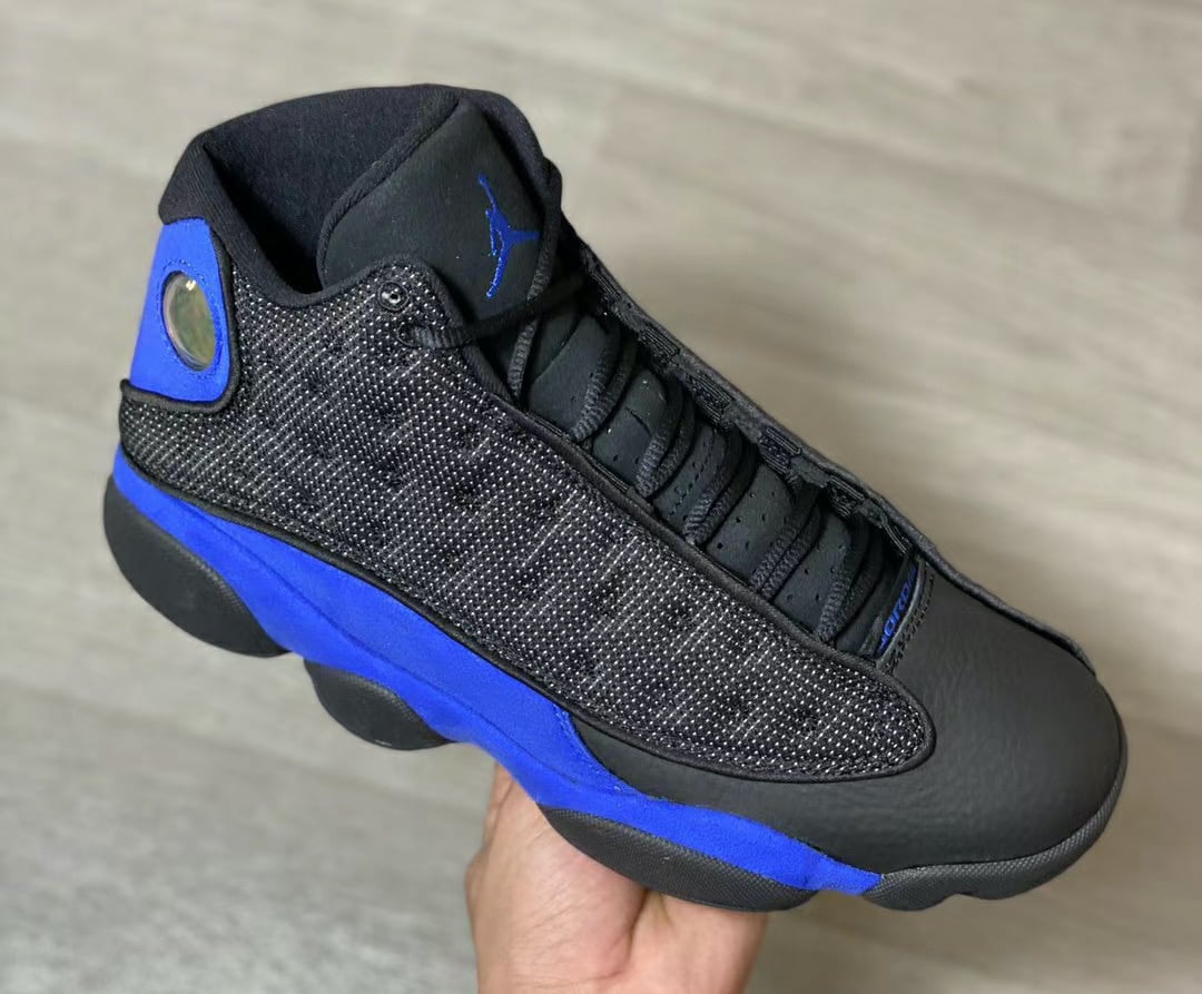 black and blue retro 13