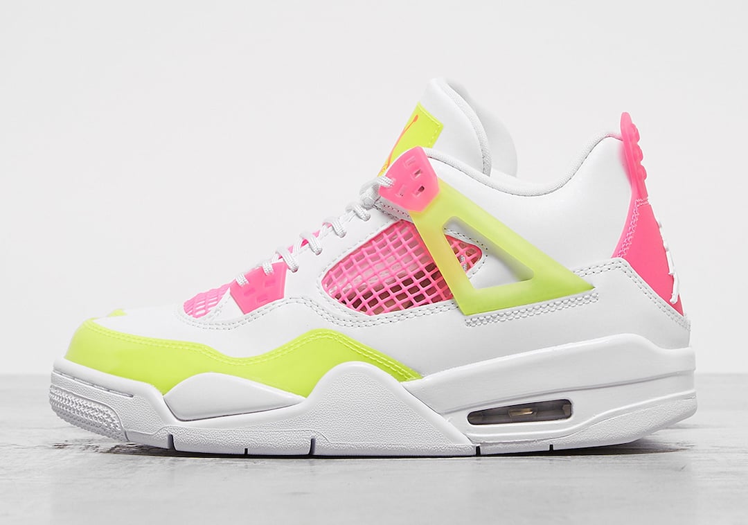 Air Jordan 4 GS Lemon Venom Pink Blast CV7808-100 Release Date Info